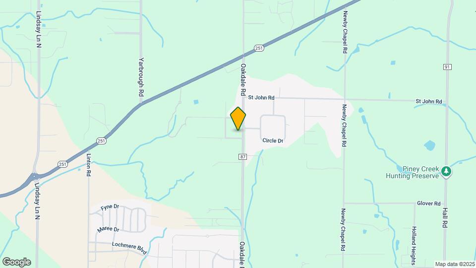 17835 Oakdale Rd Map and Location Details