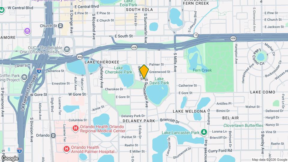 609 Woodlawn Blvd Map and Location Details