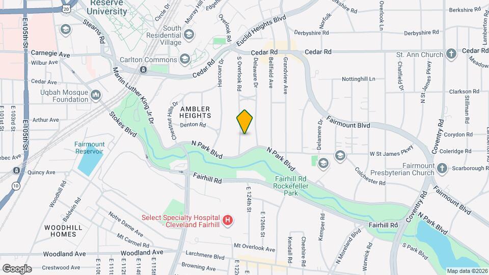 2341 S Overlook Rd, Unit 2341 South Map and Location Details