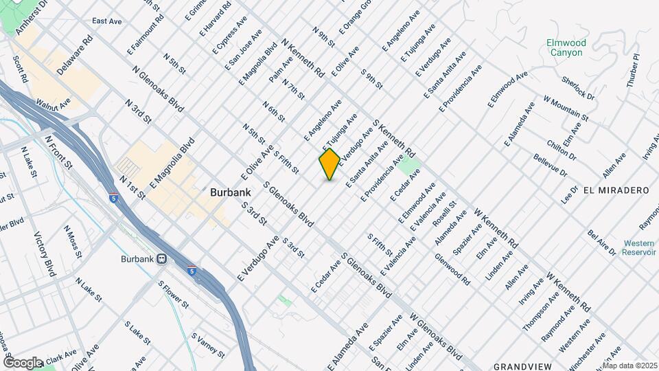 532 E Verdugo Ave Map and Location Details