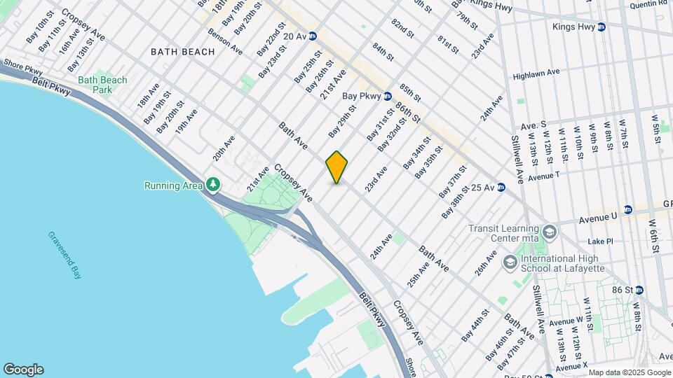 187 Bay 31st St Map and Location Details