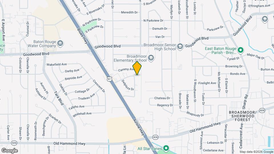 1411 Cottondale Dr Map and Location Details