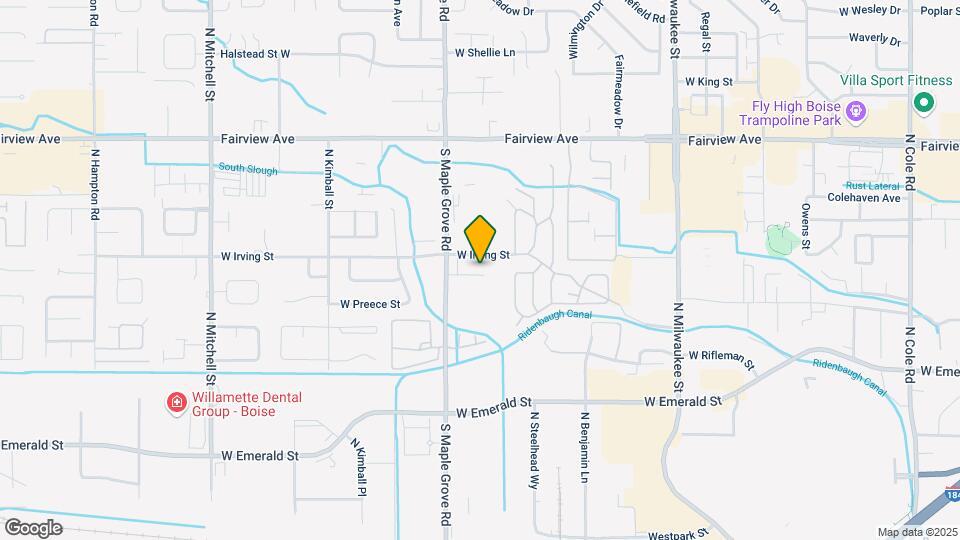 8897 W Irving St Map and Location Details