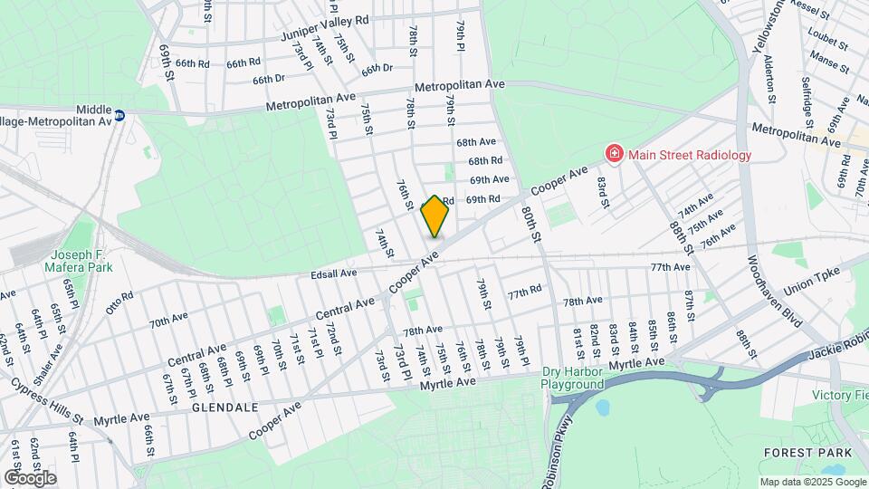 7607 Cooper Ave Mapa y Detalles de la Ubicación