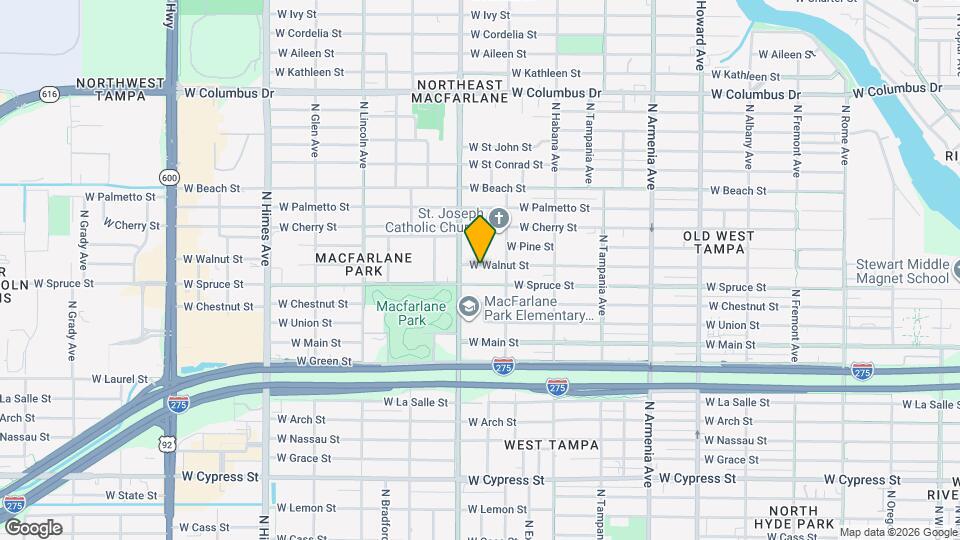 3022 W Walnut St Map and Location Details