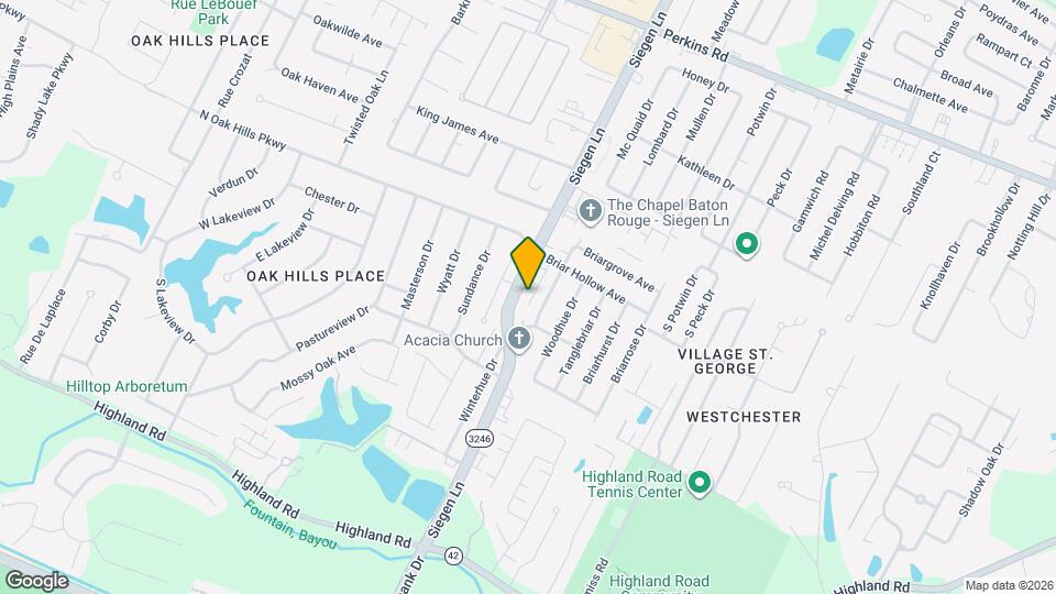9849 Siegen Ln Map and Location Details