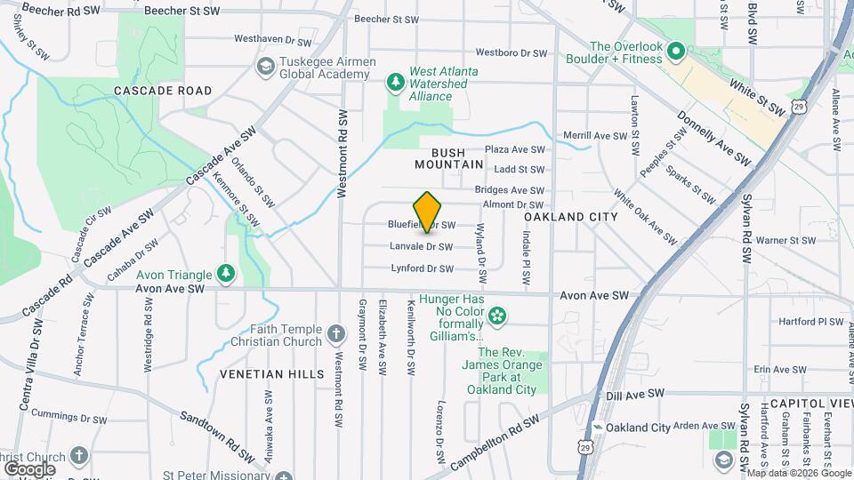 1389 Lanvale Dr SW Mapa y Detalles de la Ubicación