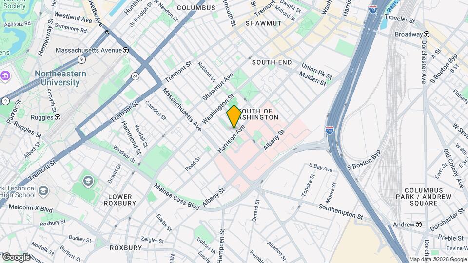 40 Worcester Sq, Unit 6 Map and Location Details