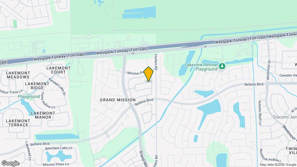 19011 Spring Meadows Ln Map and Location Details