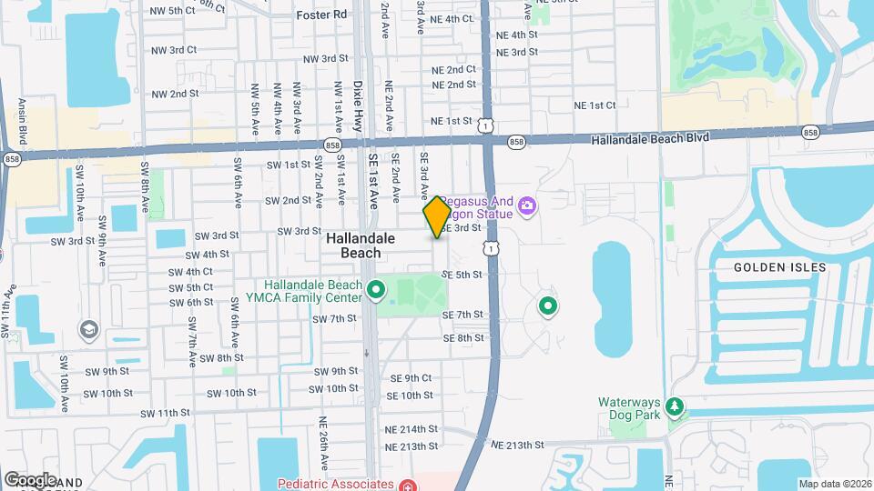 313 SE 3rd Ave Map and Location Details