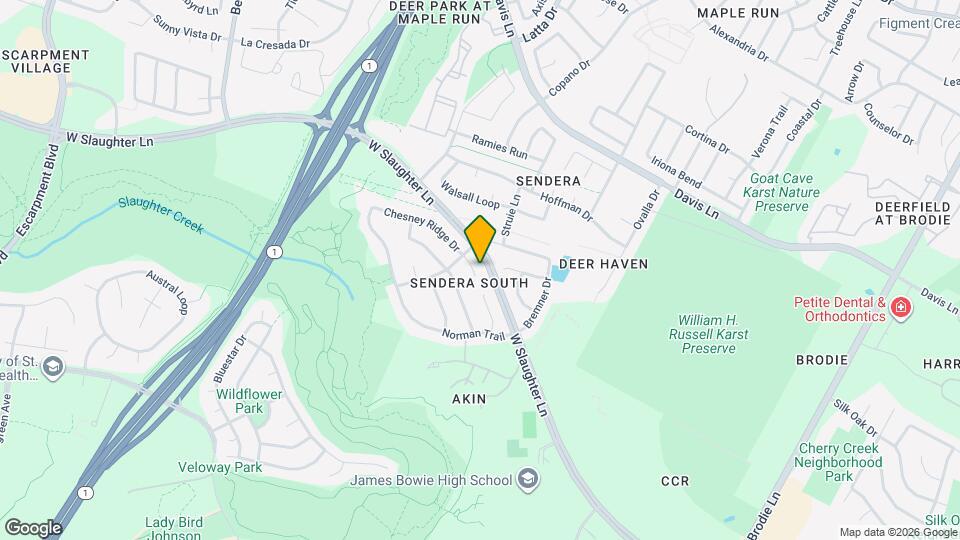 4508 Chesney Ridge Dr Map and Location Details