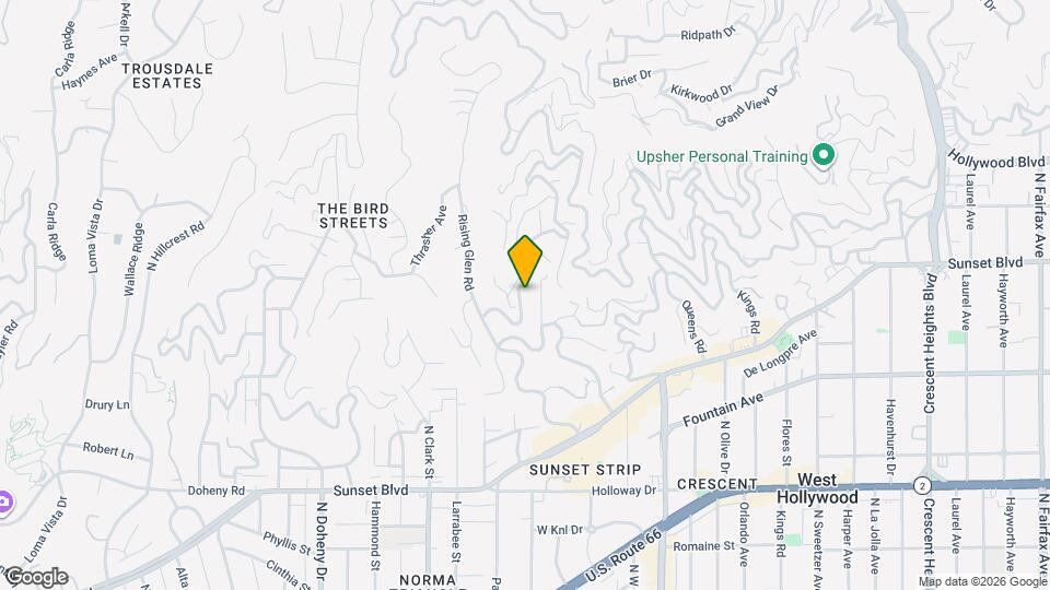 1478 Sunset Plaza Dr Map and Location Details