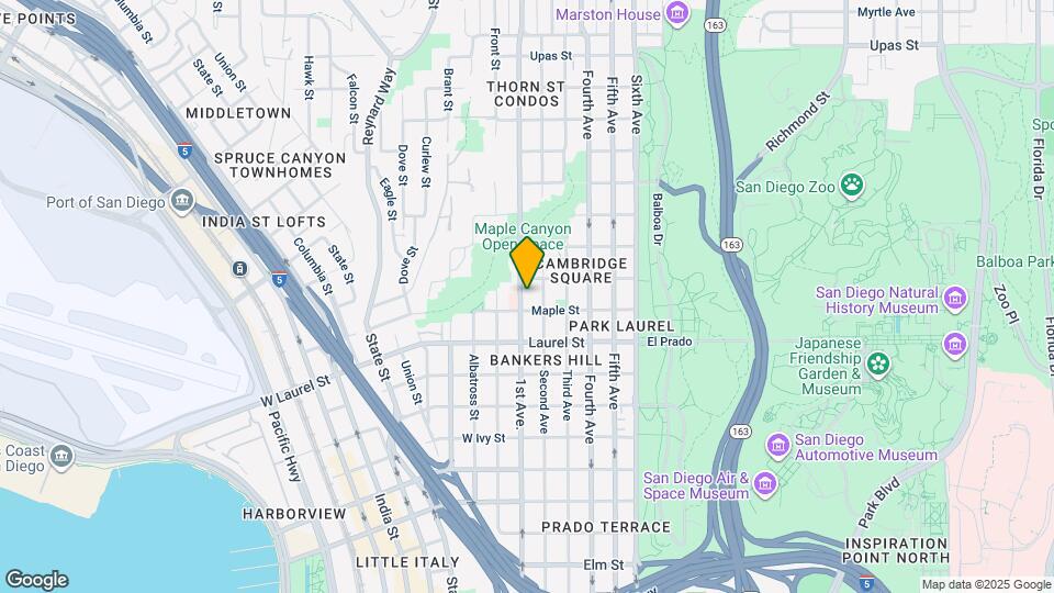 2629 1st Ave. Map and Location Details