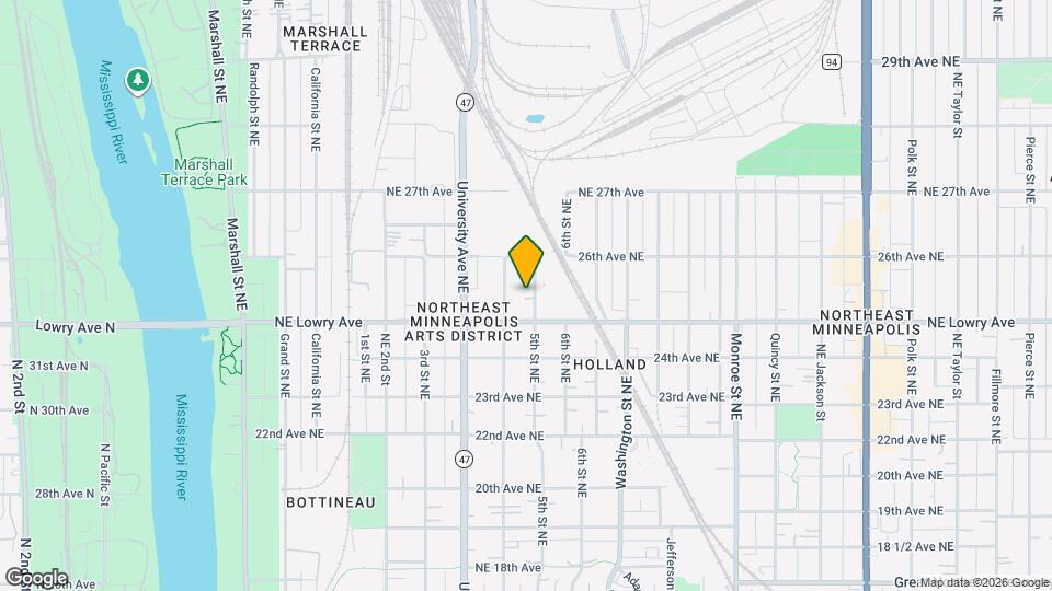 2522 5th St NE Map and Location Details