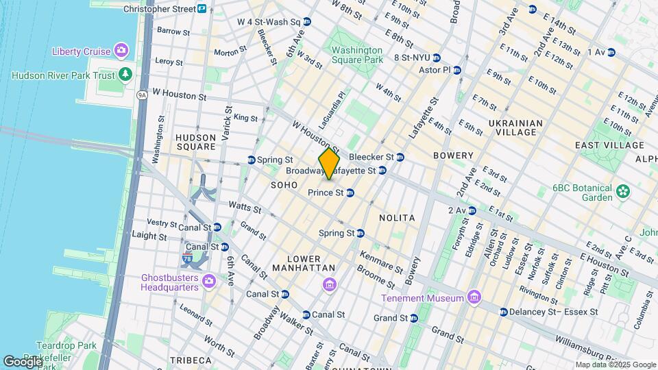 100 Prince St Mapa y Detalles de la Ubicación