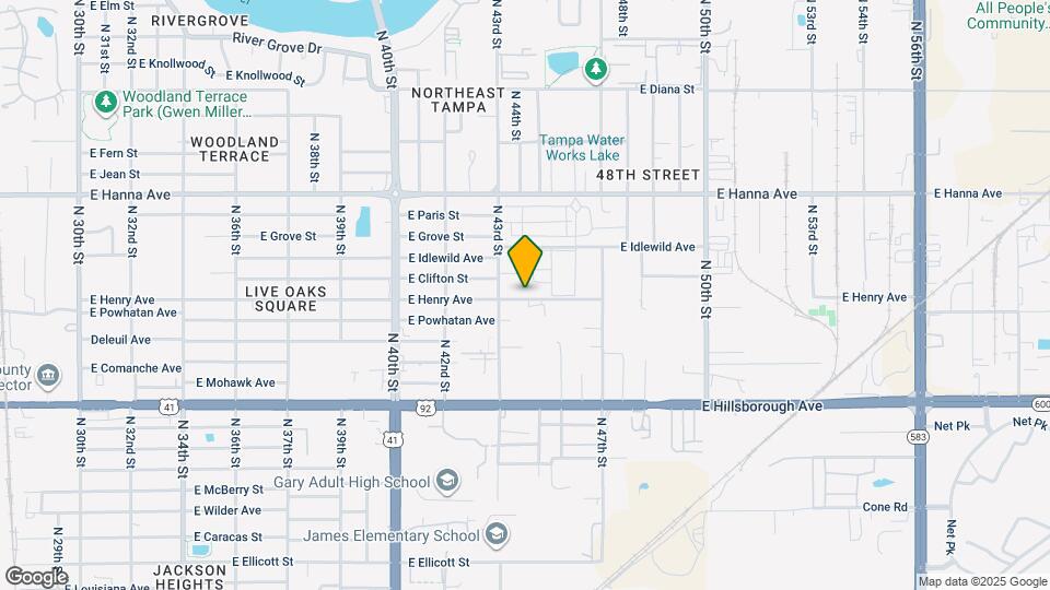 4314 E Henry Ave Map and Location Details