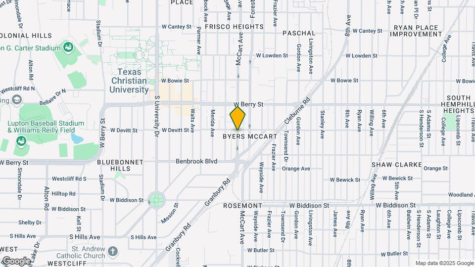 3203 McCart Ave Map and Location Details