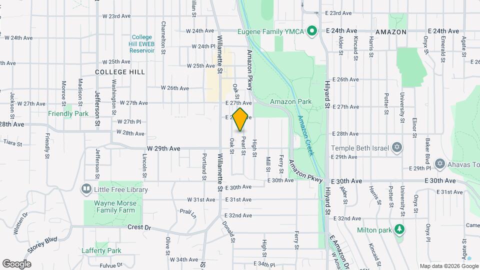 2860 Pearl St Map and Location Details