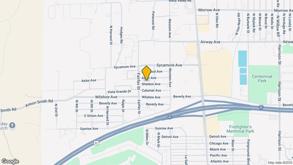 945 Sheldon Ave Mapa y Detalles de la Ubicación