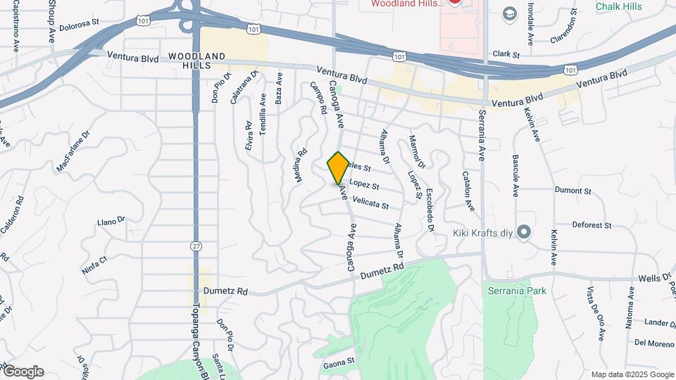 5115 Canoga Ave Mapa y Detalles de la Ubicación