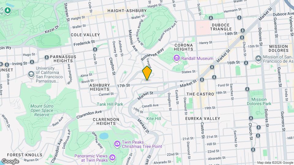 4370 17th St, Unit A Map and Location Details