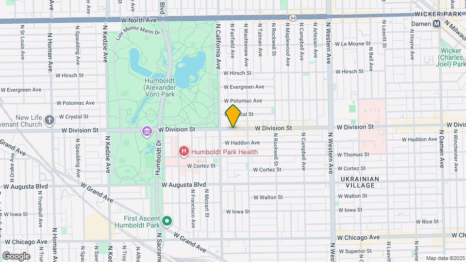 2741 W Division St, Unit 4 Map and Location Details