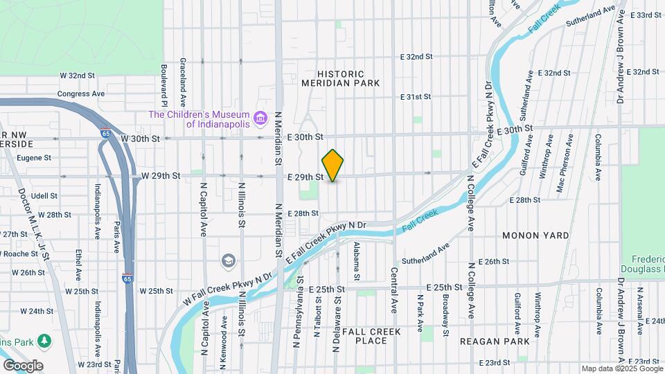 2842 N Delaware St Map and Location Details
