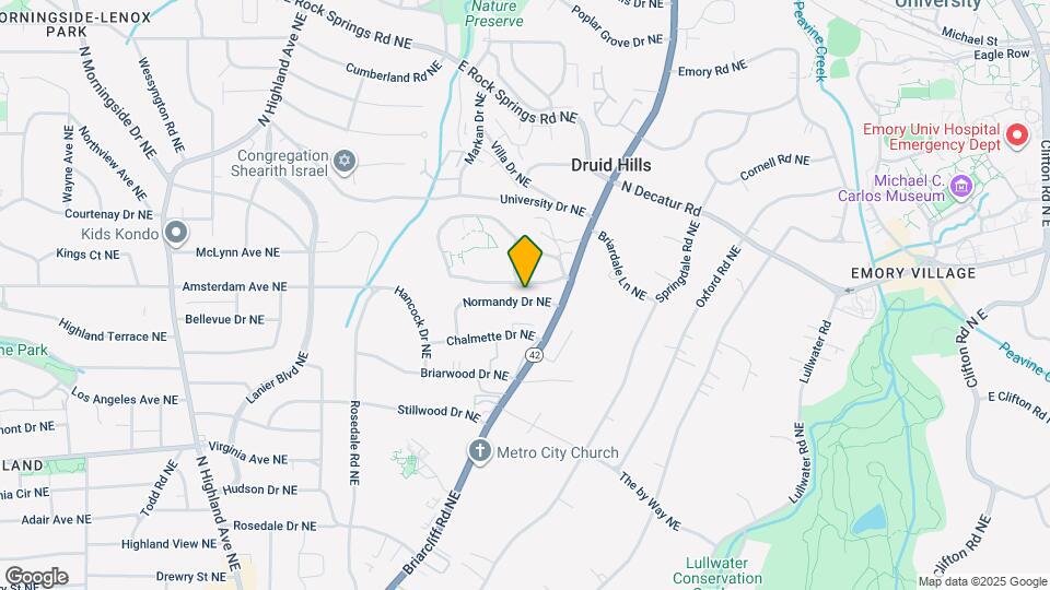 1376 Normandy Dr NE Map and Location Details