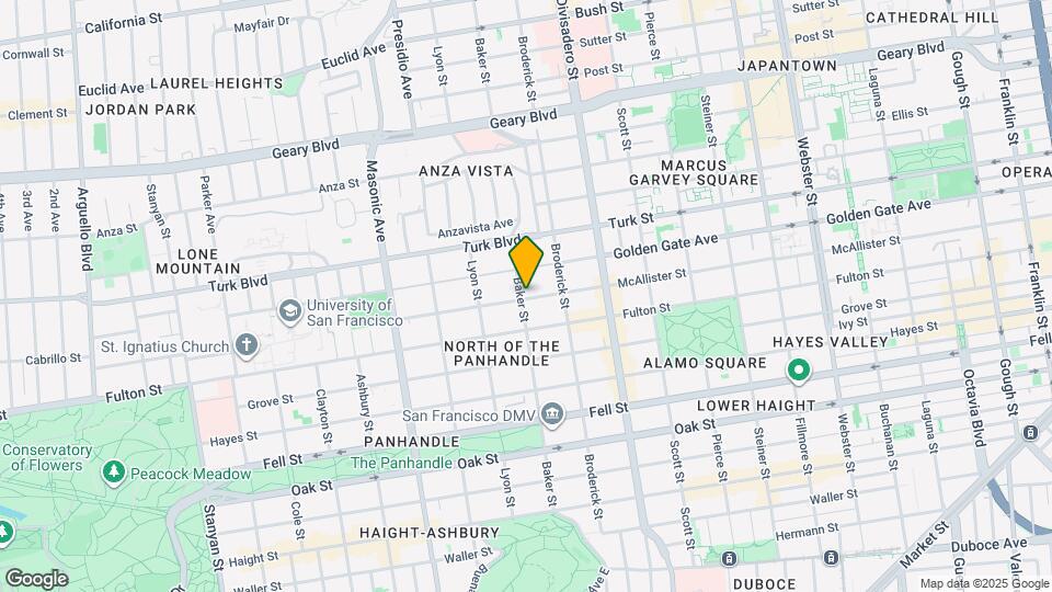 700 Baker St Map and Location Details