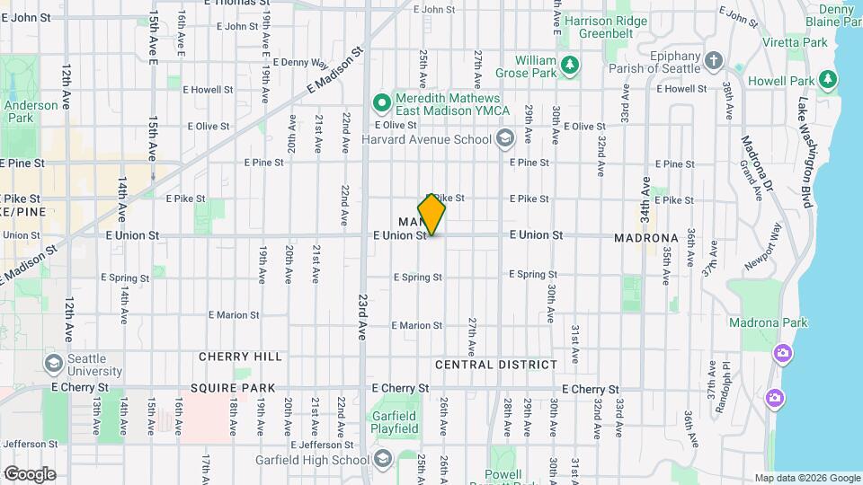 2505 E Union St Map and Location Details