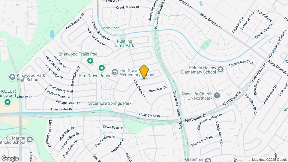 3202 Birch Creek Dr Map and Location Details