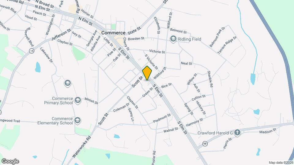 1255 S Elm St Map and Location Details