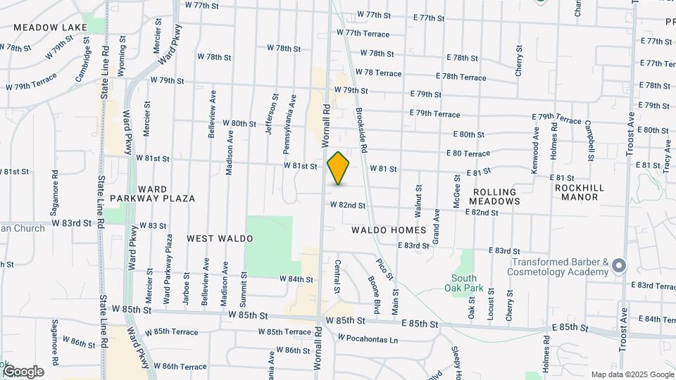 309 W 81st Ter Map and Location Details