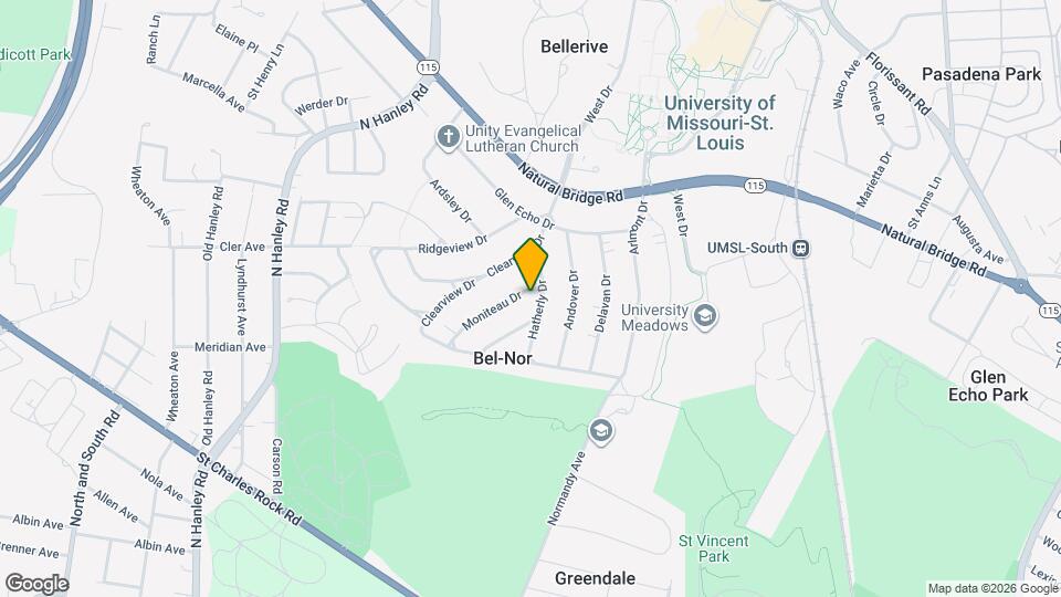 2944 Moniteau Dr Map and Location Details