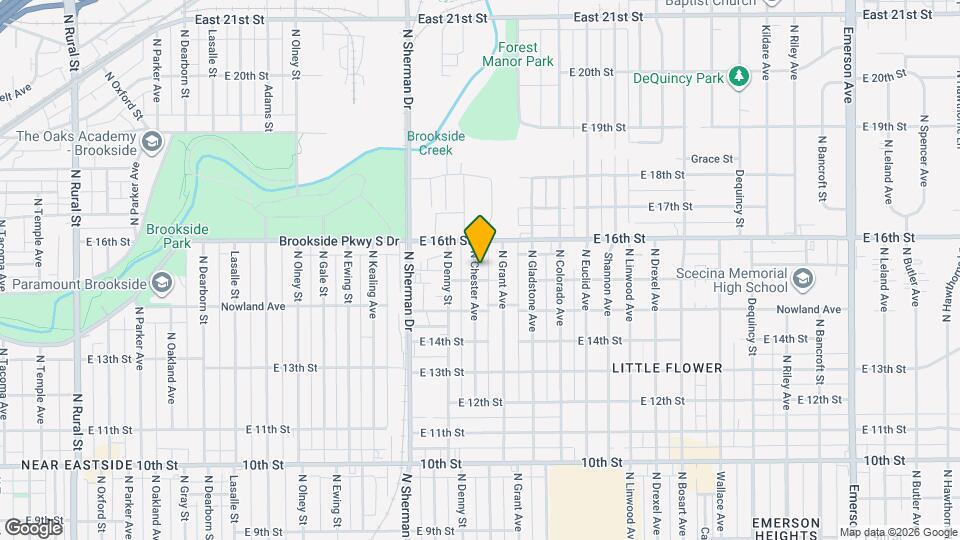 1509 N Chester Ave Map and Location Details