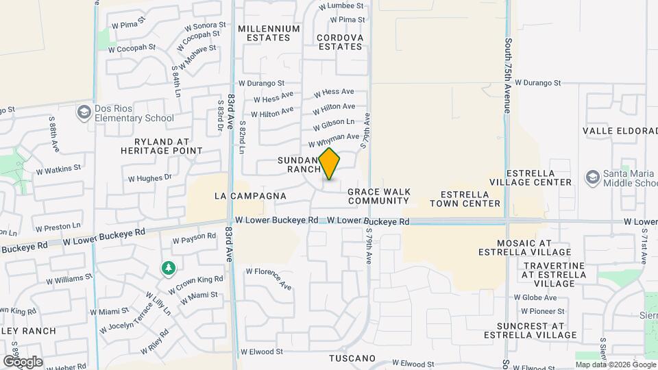 2601 S 80th Ln Map and Location Details