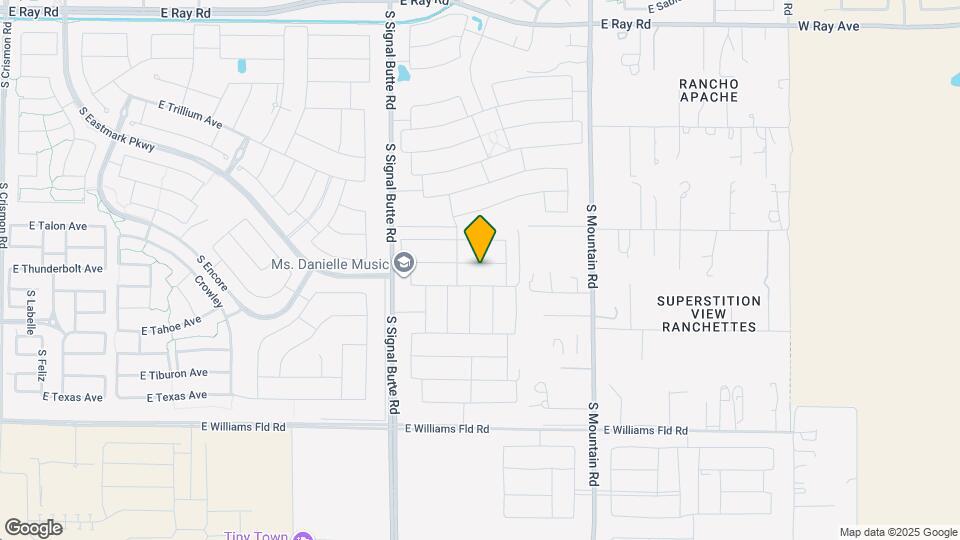 10945 E Thunderbolt Ave Mapa y Detalles de la Ubicación