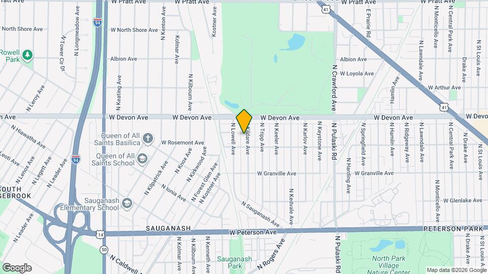 6320 N Kildare Ave Map and Location Details