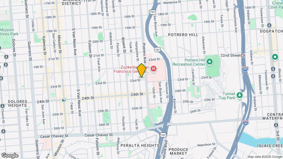 2730 23rd St Map and Location Details