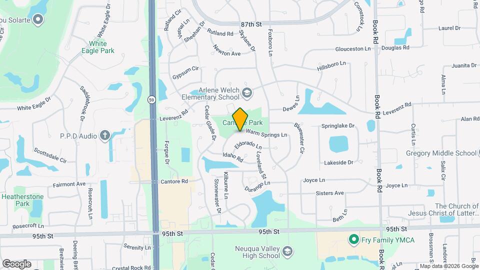 2554 Warm Springs Ln Map and Location Details