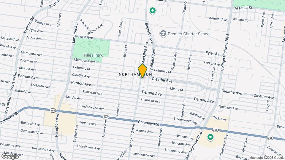 3450 Macklind Ave Mapa y Detalles de la Ubicación