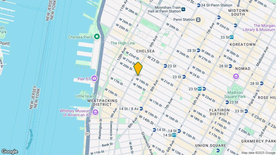 363 W 19th St Mapa y Detalles de la Ubicación