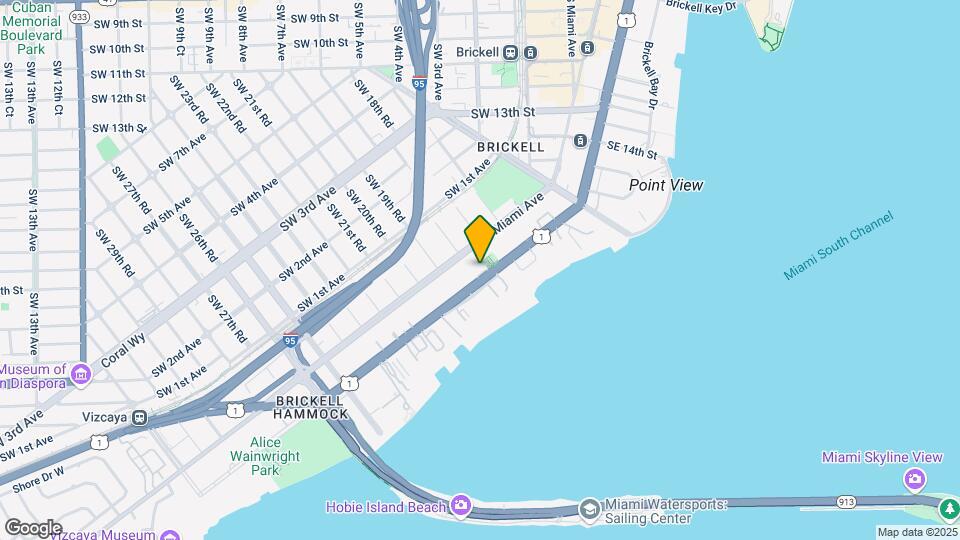 1824 Brickell Ave Mapa y Detalles de la Ubicación