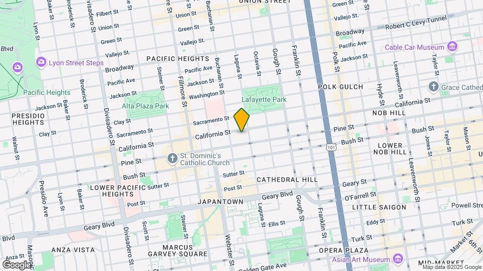 Pacific Heights Map and Location Details