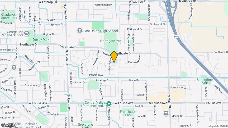 1394 Pajaro Ave Map and Location Details