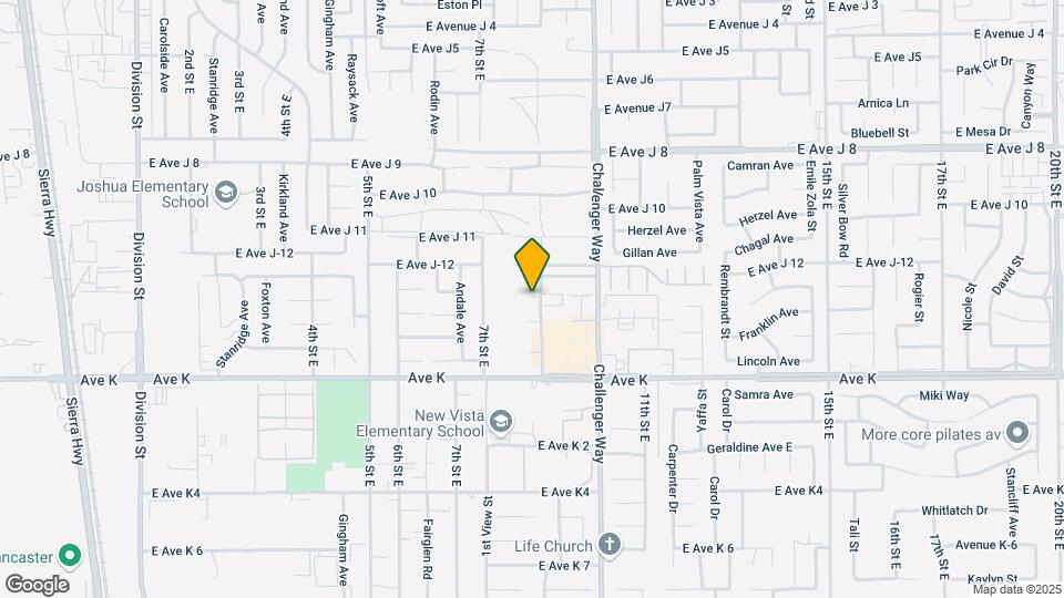 43721 8th St E Mapa y Detalles de la Ubicación