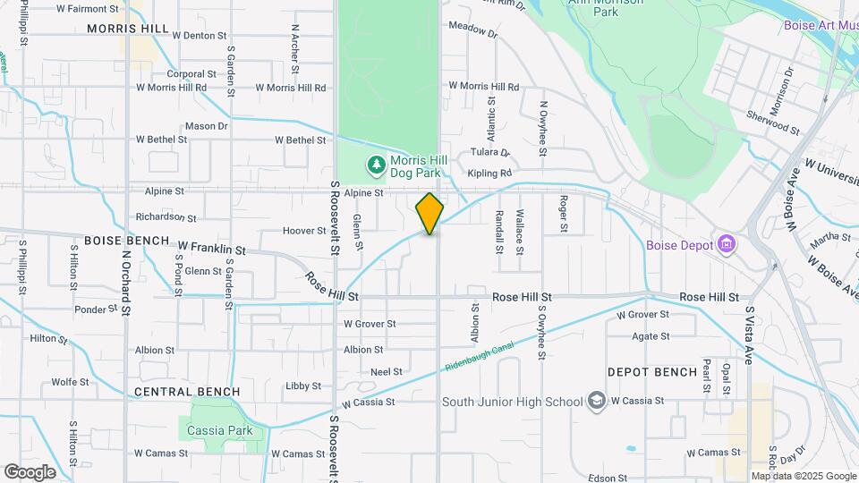 123.5 S Latah St Map and Location Details