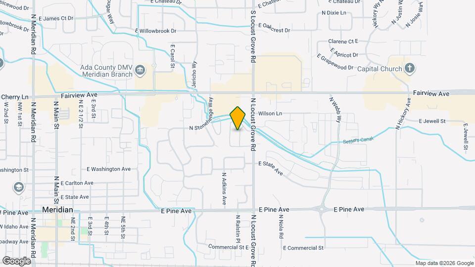 1315 N Alvey Ln Map and Location Details