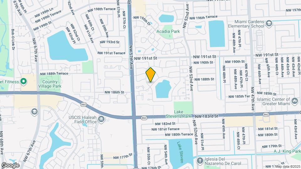 5487 NW 186th St Map and Location Details