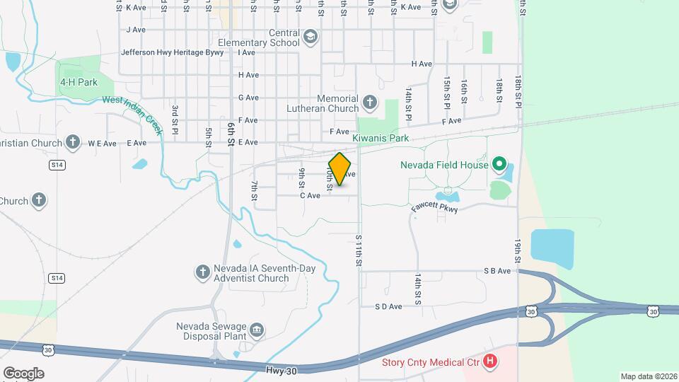 1025 C Ave, Unit 1025 C Ave Unit 2 Mapa y Detalles de la Ubicación